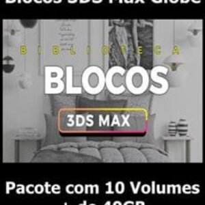 Imagem do curso Blocos 3DS Max Globe - Pack com 10 Volumes
