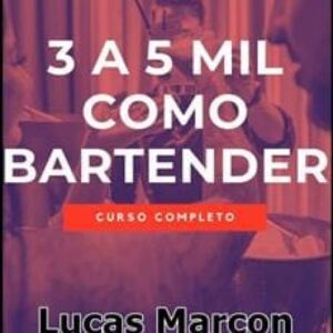 Imagem do curso De 3 a 5 Mil Como Bartender Profissional - Lucas Marcon