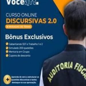 Imagem do curso Discursiva 2.0 2024 - Você AFT