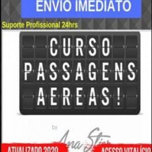 Imagem do curso Passagens Aéreas 2020 - Ana Stier