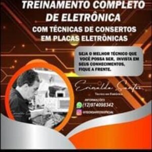 Imagem do curso Treinamento de Eletrônica com Técnica de Consertos em Placas - Erinaldo Santos