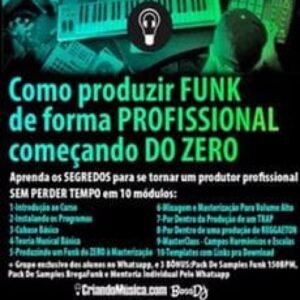 Imagem do curso Como Produzir Funk de Forma Profissional Começando do Zero - FJProbeats