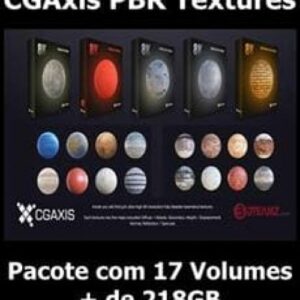 Imagem do curso CGAxis PBR Textures - Pack com 17 Volumes