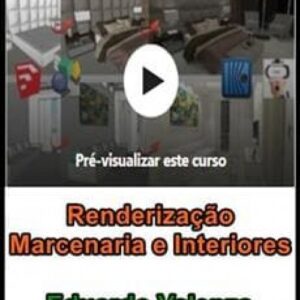 Imagem do curso Renderização: Marcenaria e Interiores - Eduardo Valenza