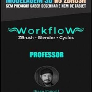 Imagem do curso Workflow Modelagem 3D - Diego Poncell
